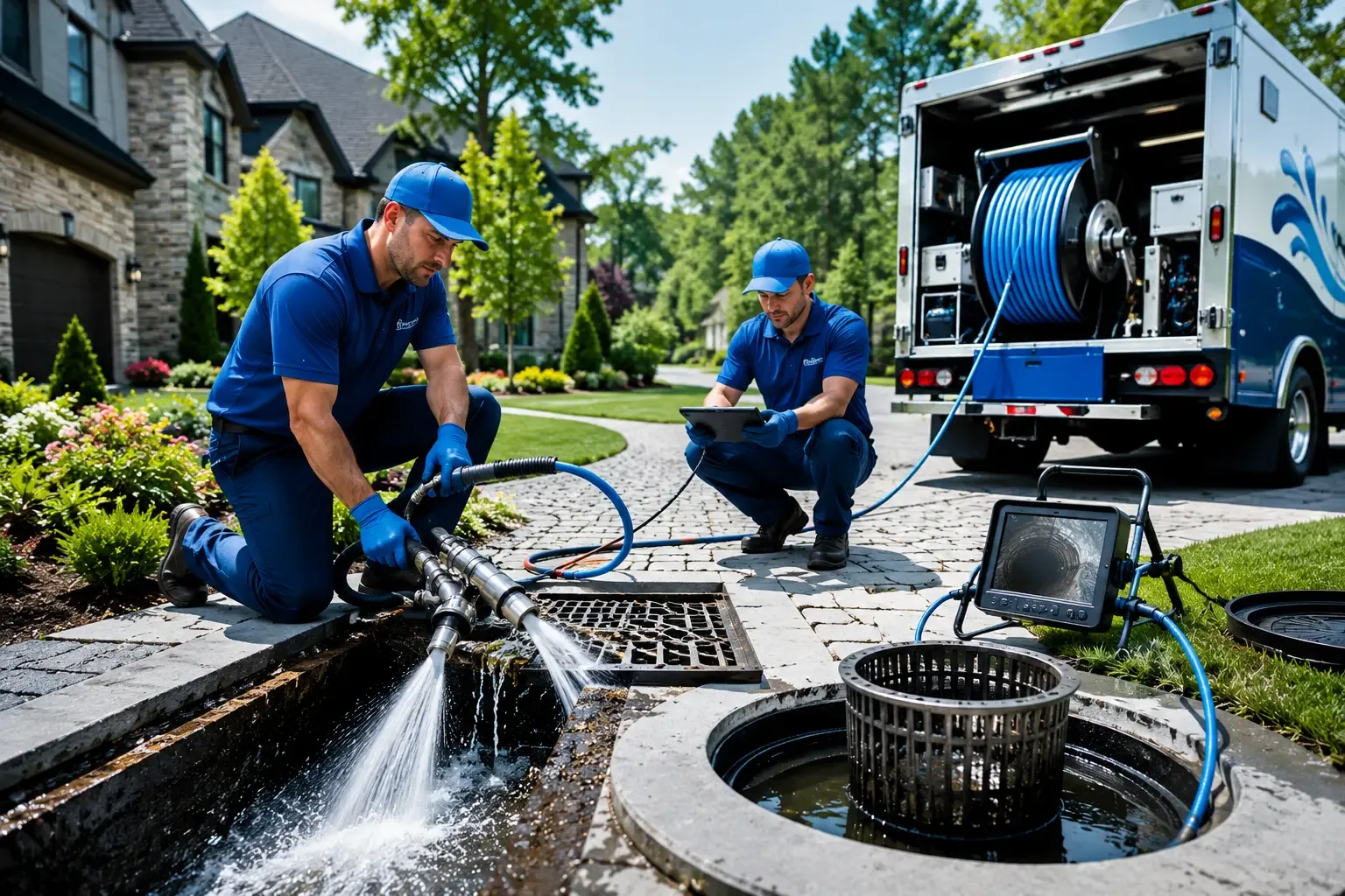 Local outdoor drain cleaning professionals in Monroe Township, NJ